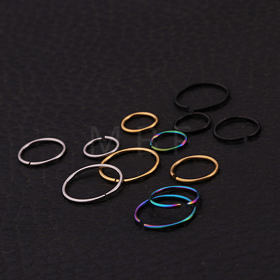 316L Stainless Steel Hoop Nose Rings WG46E6D-09-1