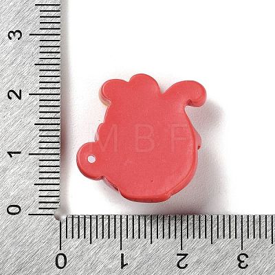 Christmas Theme Opaque Resin Cabochons RESI-F053-B04-1