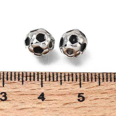 Brass Enamel Beads KK-Z163-06P-B01-1