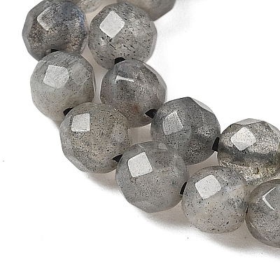 Natural Labradorite Beads Strands G-G213-4mm-03-1