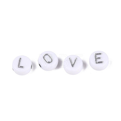 Opaque Acrylic Beads SACR-Q001-08B-M-1