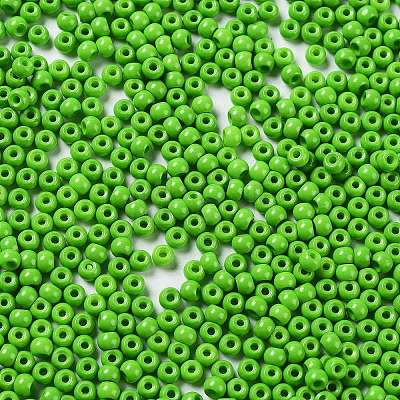 Baking Paint Glass Seed Beads SEED-H002-I-A510-1