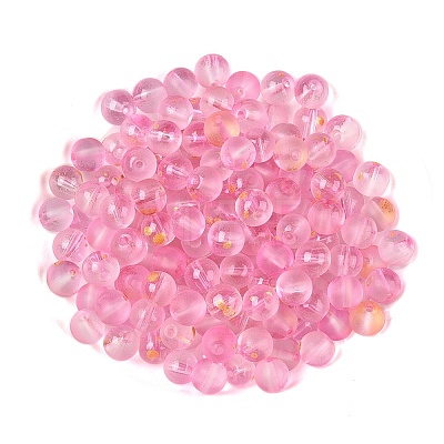 Frosted Baking Paint Glass Beads X1-DGLA-N005-8mm-03-1