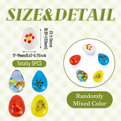 Mixed Styles Glass Beads GLAA-TAC0001-33-1