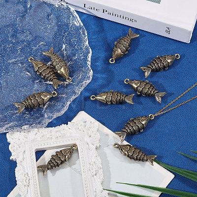 10Pcs Tibetan Styles Alloy Pendants FIND-BC0019-82B-1