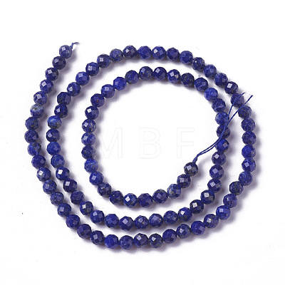 Natural Lapis Lazuli Beads Strands G-F596-15-4mm-1
