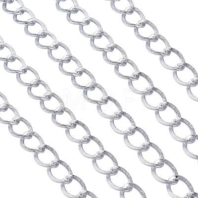 Aluminium Twisted Chains Curb Chains CHA-TA0001-05S-1