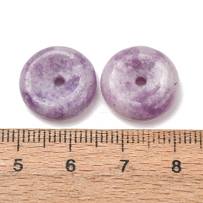Natural Amethyst Peace Donut Pendants GG-CBA04F4-02B-1