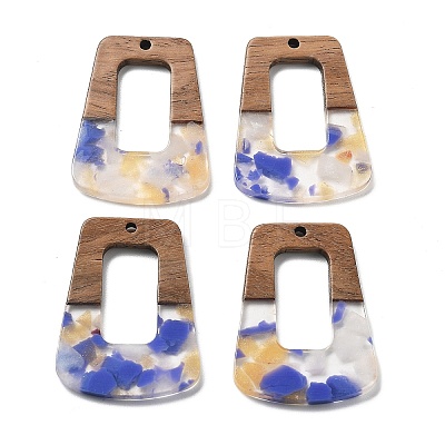 Resin and Walnut Pendants FIND-R051-02-1