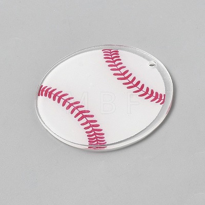 Printed Acrylic Pendants OACR-WH20008-08F-1