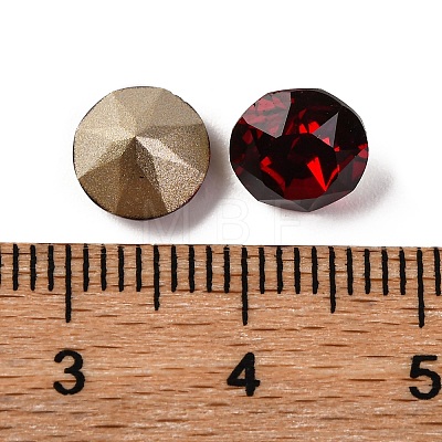 Glass Rhinestone Cabochons RGLA-A026-01B-208-1