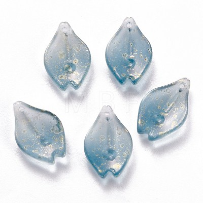 Transparent Glass Pendants GLAA-H102-C03-1