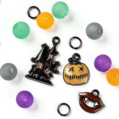 DIY Halloween Theme Bracelet Making Kits DIY-LS0002-70-1