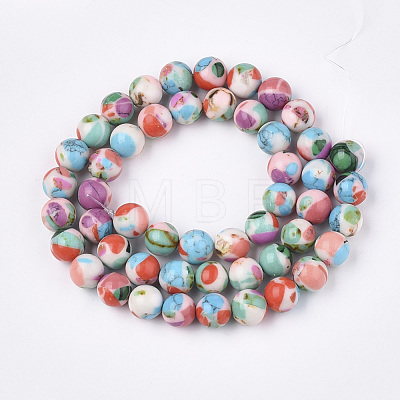 Synthetic Gemstone Beads Strands X-G-T123-01A-1