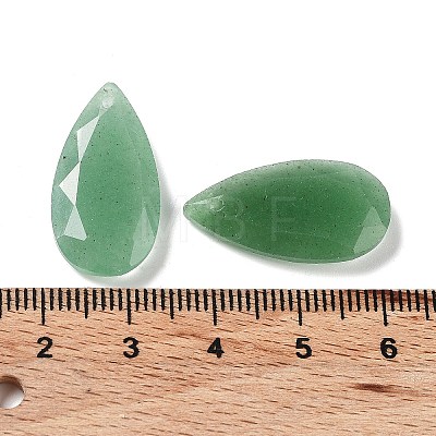 Natural Green Aventurine Faceted Pendants G-D082-01I-1