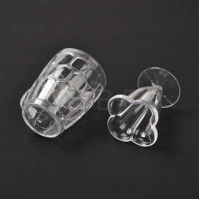 Plastic Mini Cups Set AJEW-K030-05-1