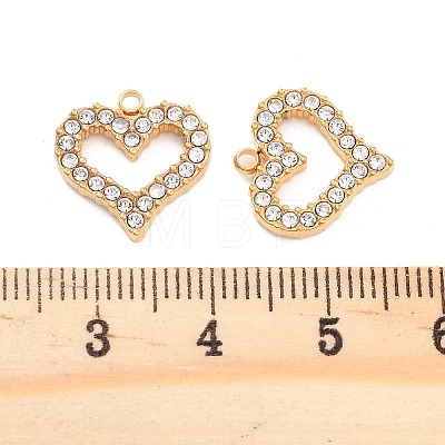 304 Stainless Steel Rhinestone Pendants STAS-S131-03G-1