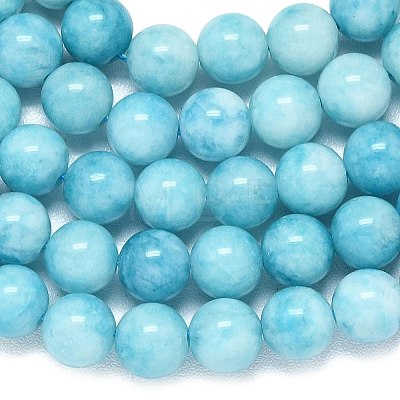 Natural Malaysia Jade Beads Strands G-B165-C09-8mm-1