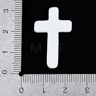 Cross Resin Cabochons RESI-Q014-04C-1