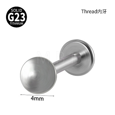 G23 Titanium 17 Gauge Threadless Labrets WGEEA58-12-1