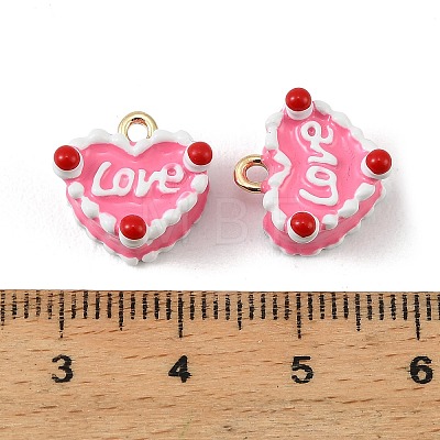 Alloy Enamel Pendants FIND-H024-05G-1