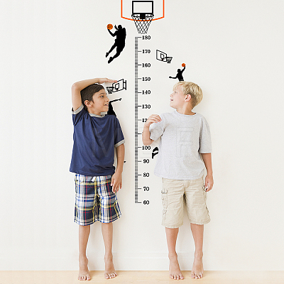 PVC Height Growth Chart Wall Sticker DIY-WH0232-020-1