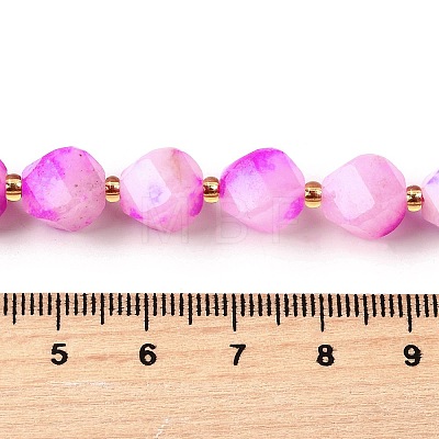 Natural Quartz Dyed Beads Strands G-U023-A02-09-1