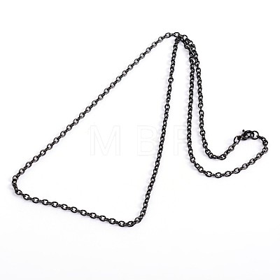 304 Stainless Steel Cable Chain Necklaces STAS-F016-21A-1