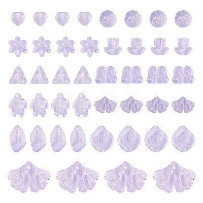 125G Gradient Color Transparent Glass Beads GLAA-TA0003-58E-1