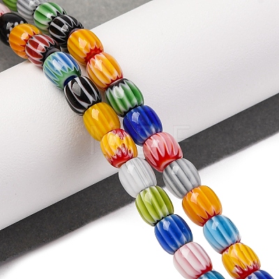 Handmade Lampwork Beads Strands X-LAMP-K041-01A-03-1