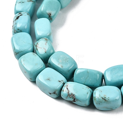 Natural Magnesite Beads Strands G-P598-D01-01-1