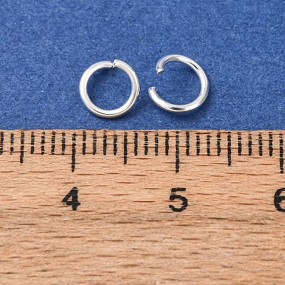 Brass Open Jump Rings KK-G604-08S-26-1