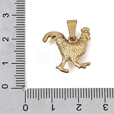 304 Stainless Steel Pendants STAS-G400-01G-06-1