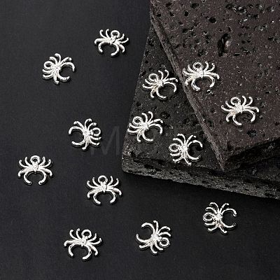 Halloween Spider Jewelry CCB Plastic Pendants CCB-H833-1