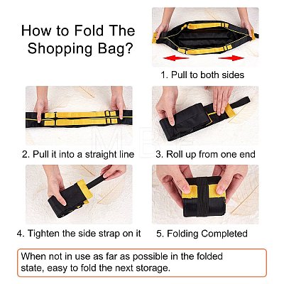 Polyester Portable Shopping Bag ABAG-SZC0008-02D-1