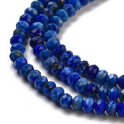 Natural Lapis Lazuli Dyed Beads Strands G-G140-B03-04-1