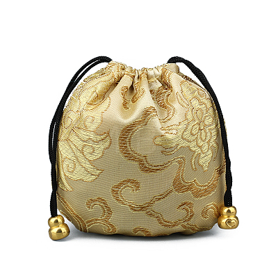 Chinese Style Stain Brocade Jewelry Packing Pouches PAAG-PW0001-161L-1-1