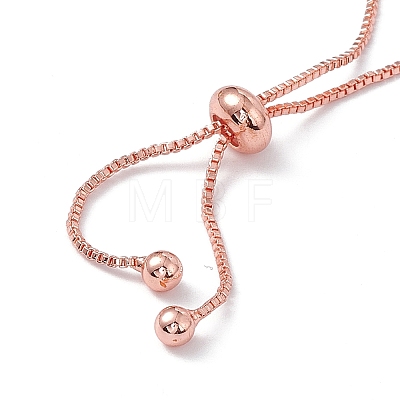 Brass Box Chains Slider Bracelet Makings KK-E068-VD013-3-1