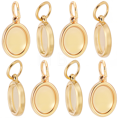 20Pcs 304 Stainless Steel Pendant Cabochon Settings STAS-BBC0010-95-1
