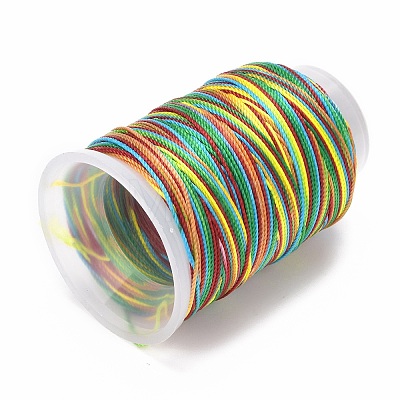 5 Rolls 12-Ply Segment Dyed Polyester Cords WCOR-P001-01B-013-1