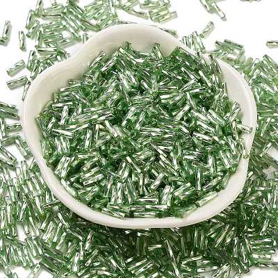 Glass Twist Bugle Beads SEED-C004-06B-1