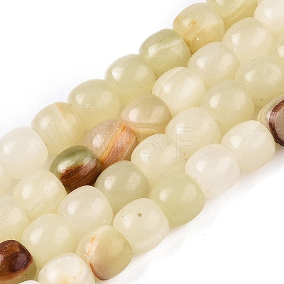 Dyed Natural White Jade Beads Strands G-T138-210B-1