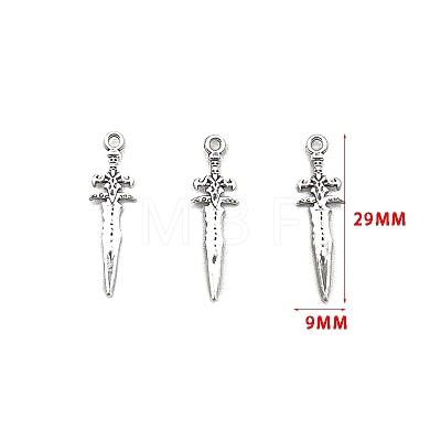 Tibetan Style Alloy Pendants PW-WGD50FB-01-1