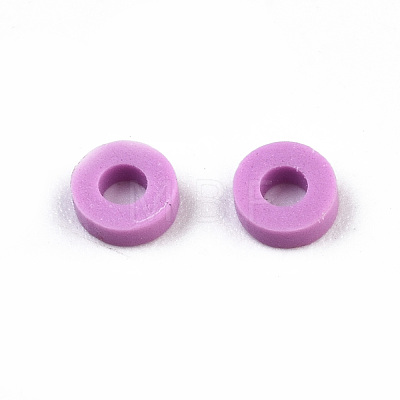 Handmade Polymer Clay Beads CLAY-R067-8.0mm-B01-1