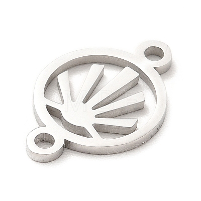304 Stainless Steel Connector Charms STAS-A068-01B-P-1