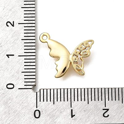 Brass Micro Pave Cubic Zirconia Pendants KK-Q035-12G-1