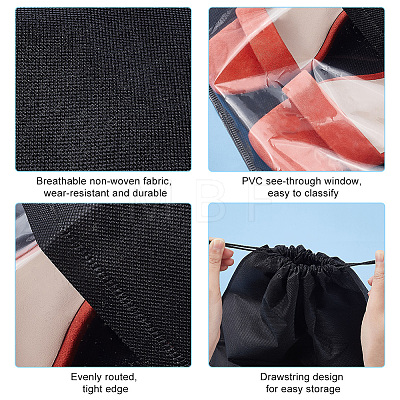 Non-woven & Polyester Bundle Pocket ABAG-WH0035-007B-02-1