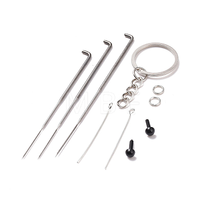 DIY Keychain Needle Felting Kit DIY-D068-02P-02-1