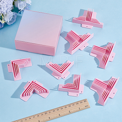 8Pcs Plastic Corner Guides for Chipboard Boxes NDIS-WH0696-881A-1