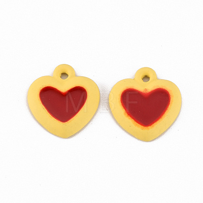 Spray Painted Alloy Enamel Charms PALLOY-T075-129B-RS-1